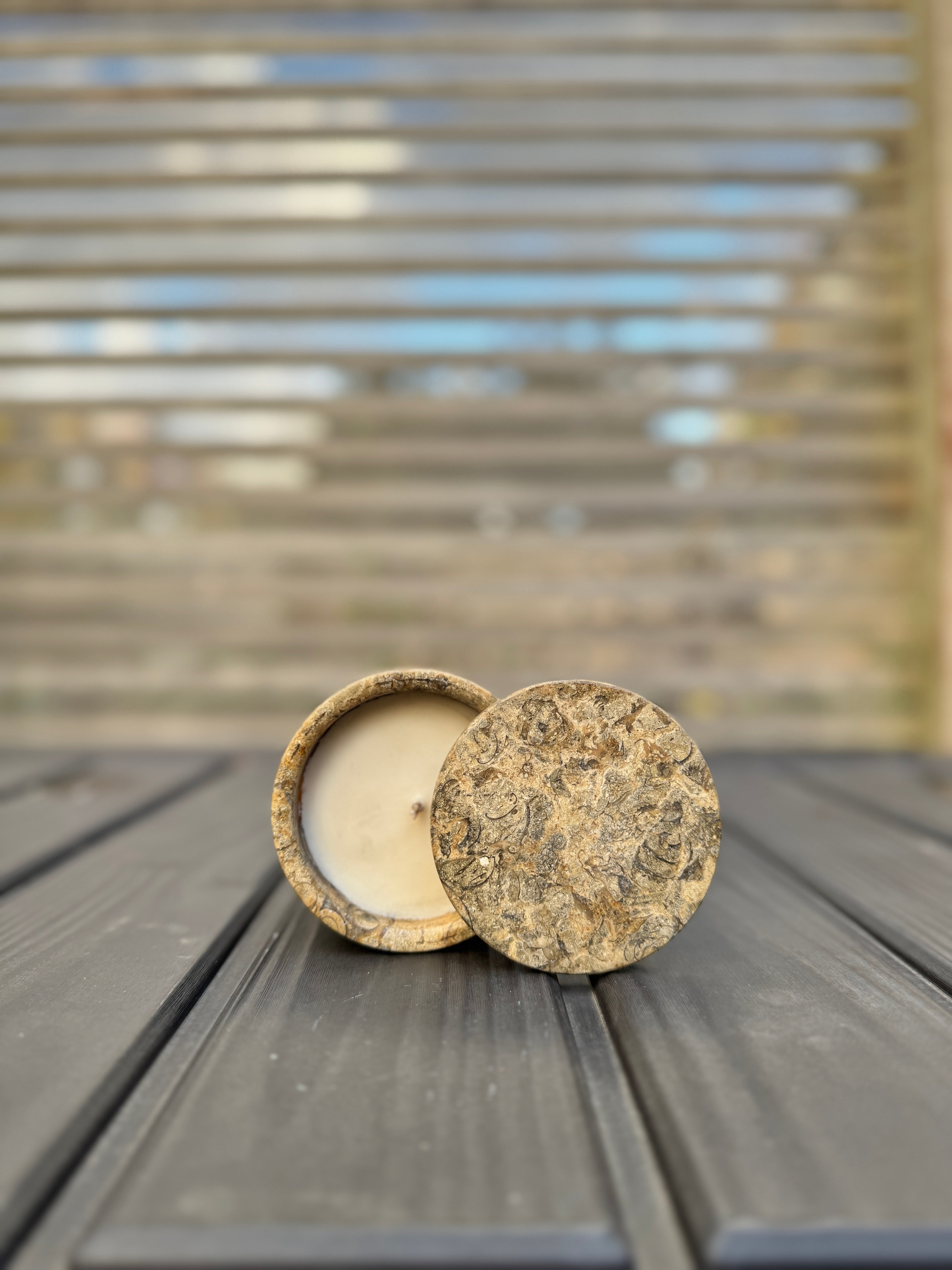 Woodfire Stone Candle