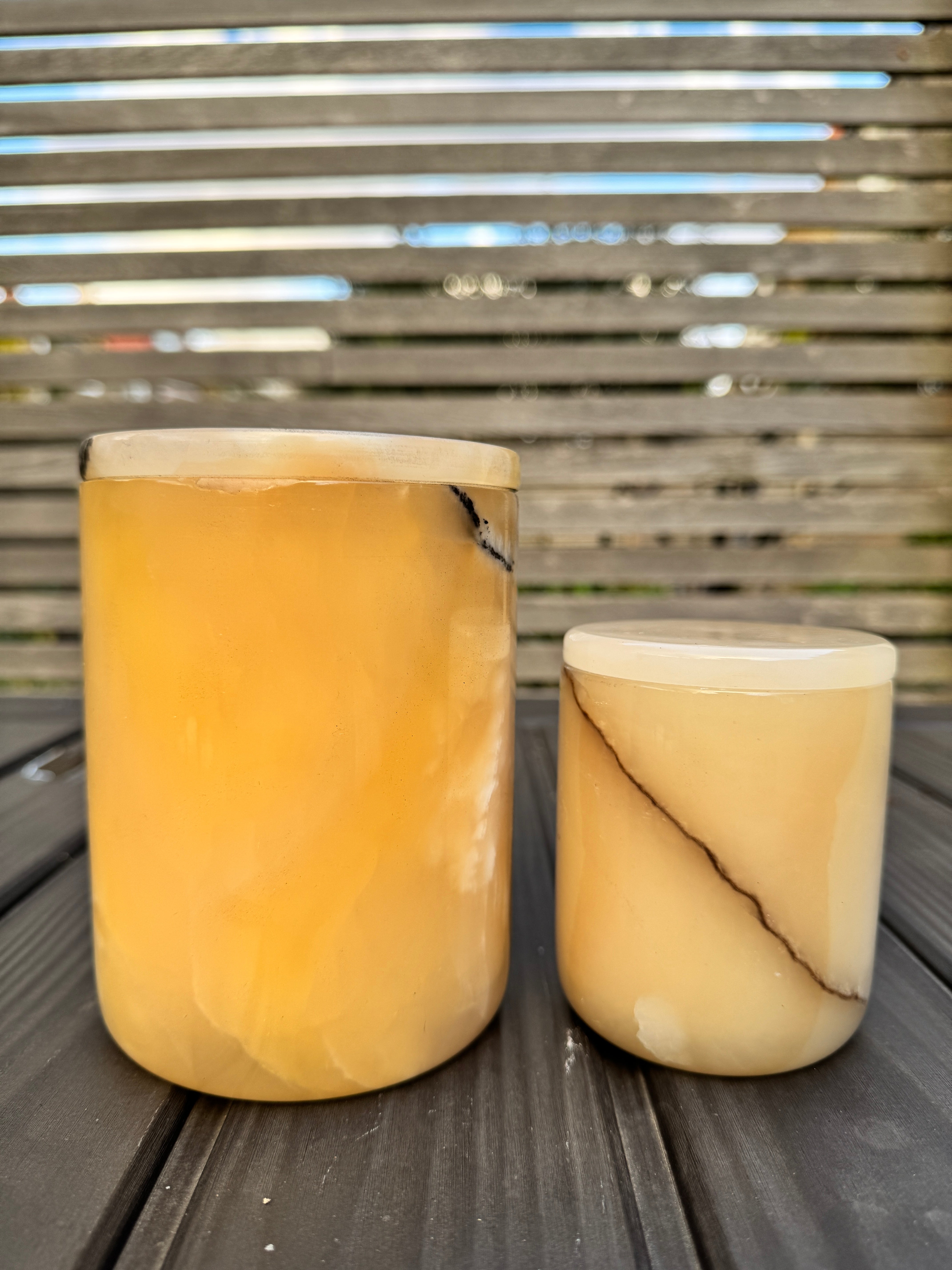 Honey Alabaster Candle