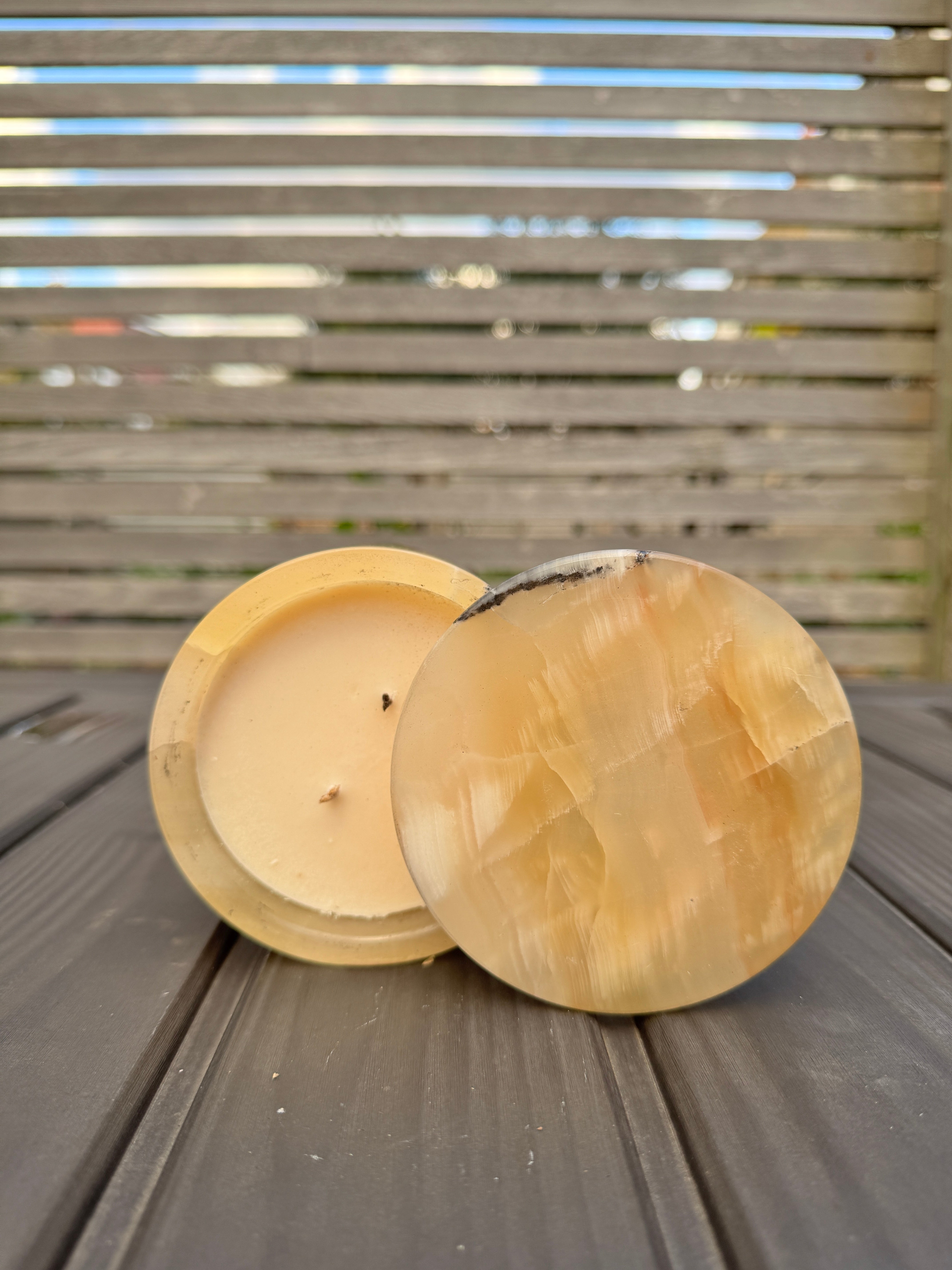 Honey Alabaster Candle