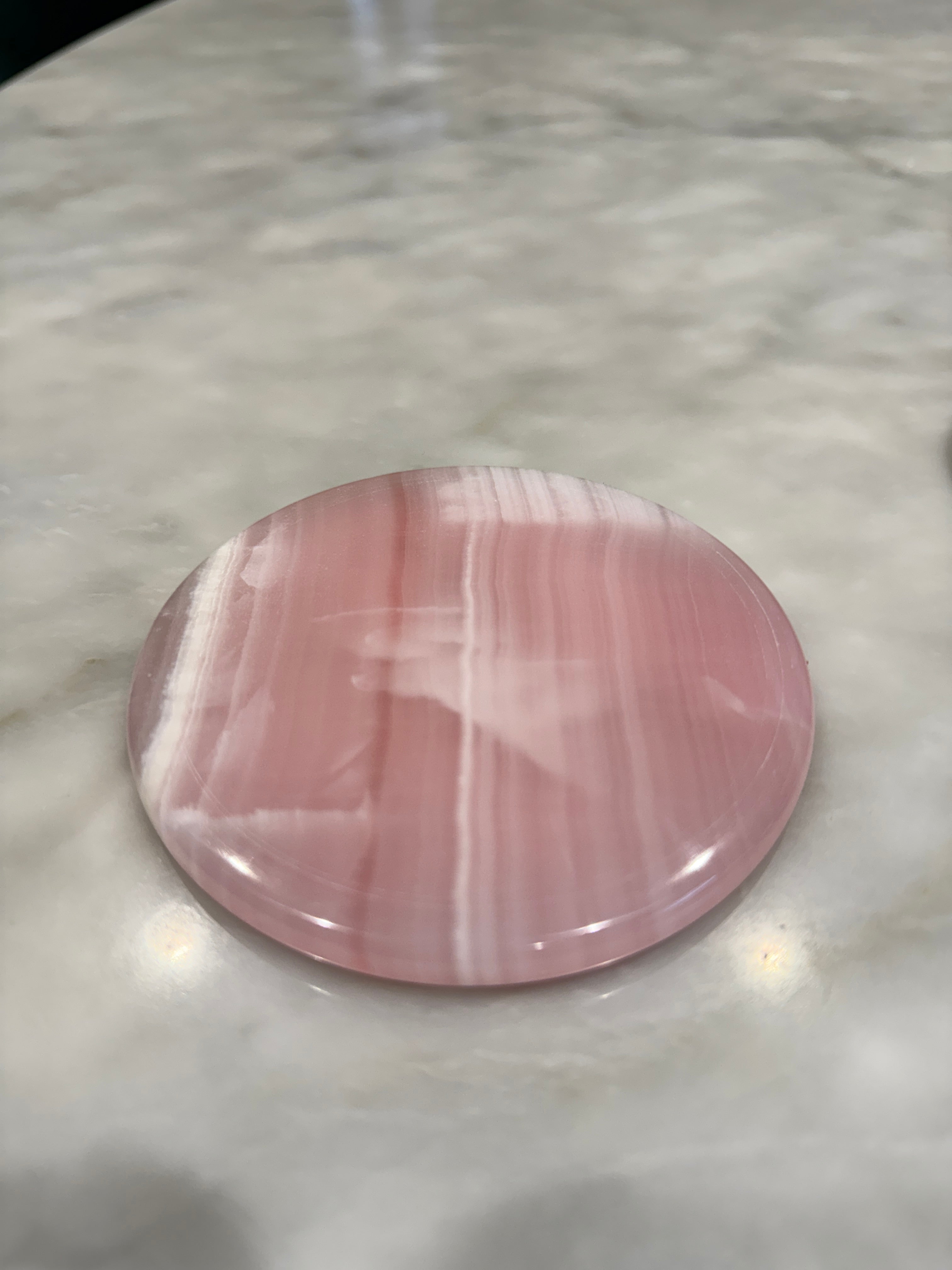 Pink Onyx Coaster