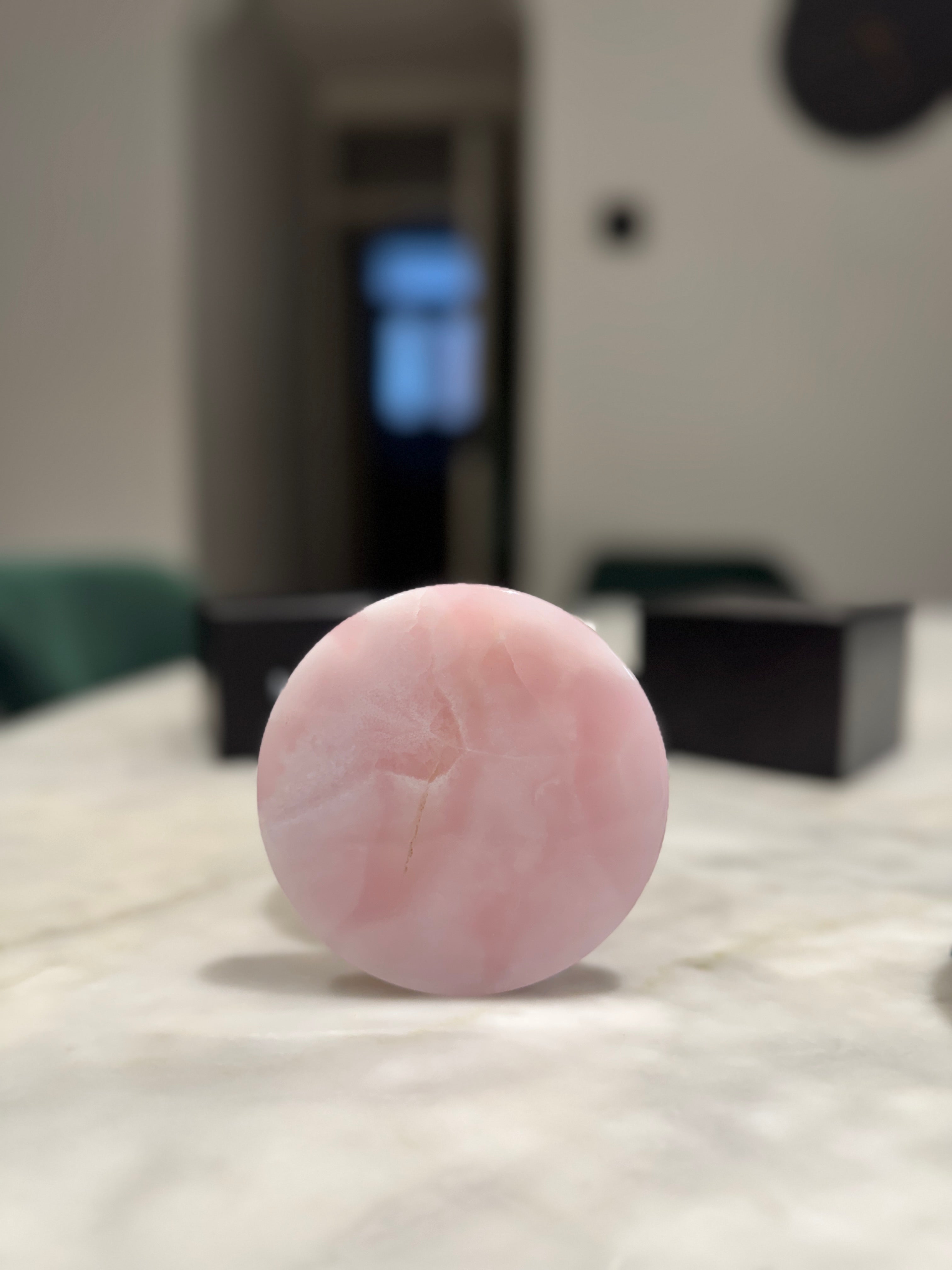 Pink Onyx Coaster