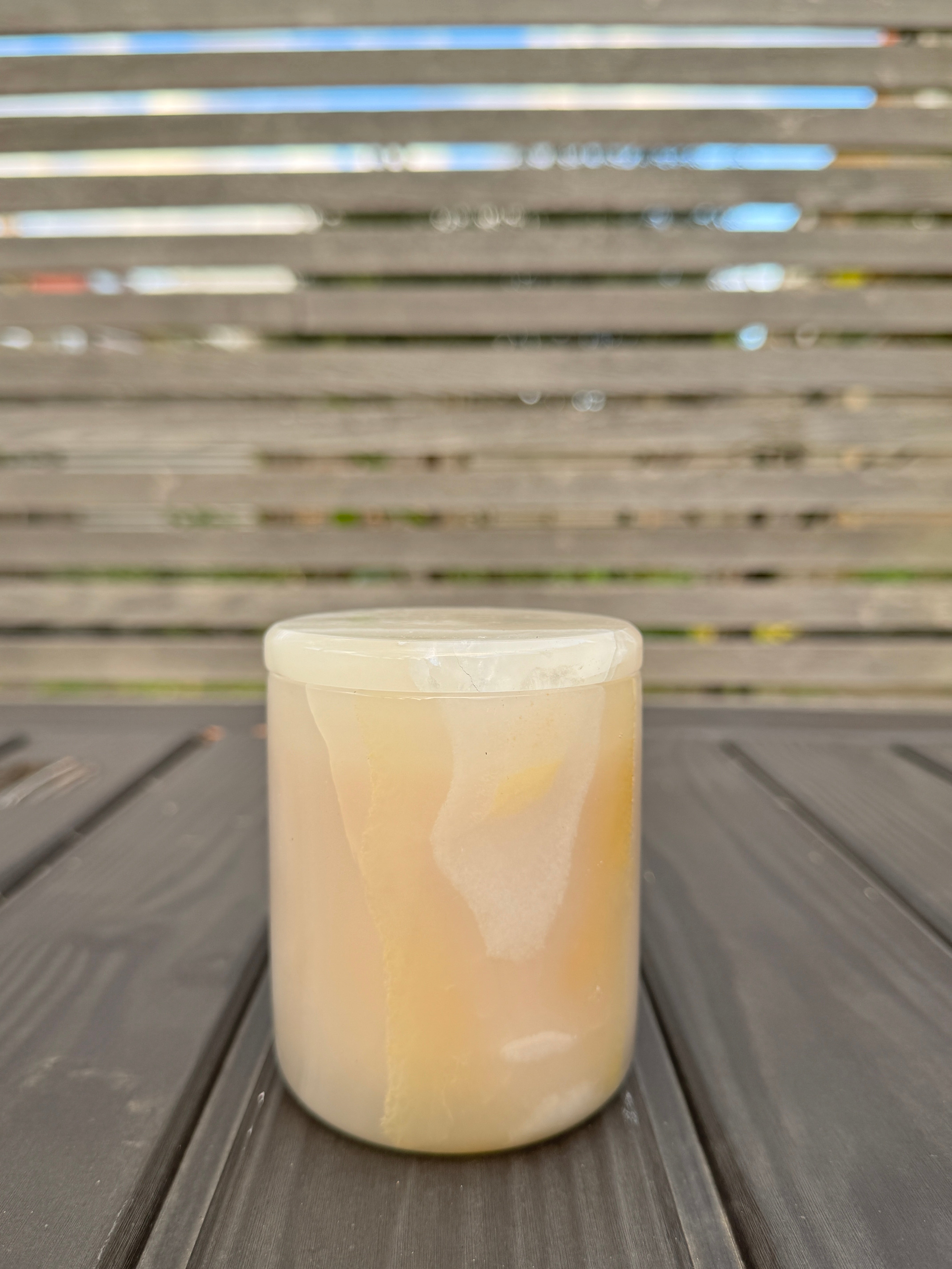 Green Onyx Candle