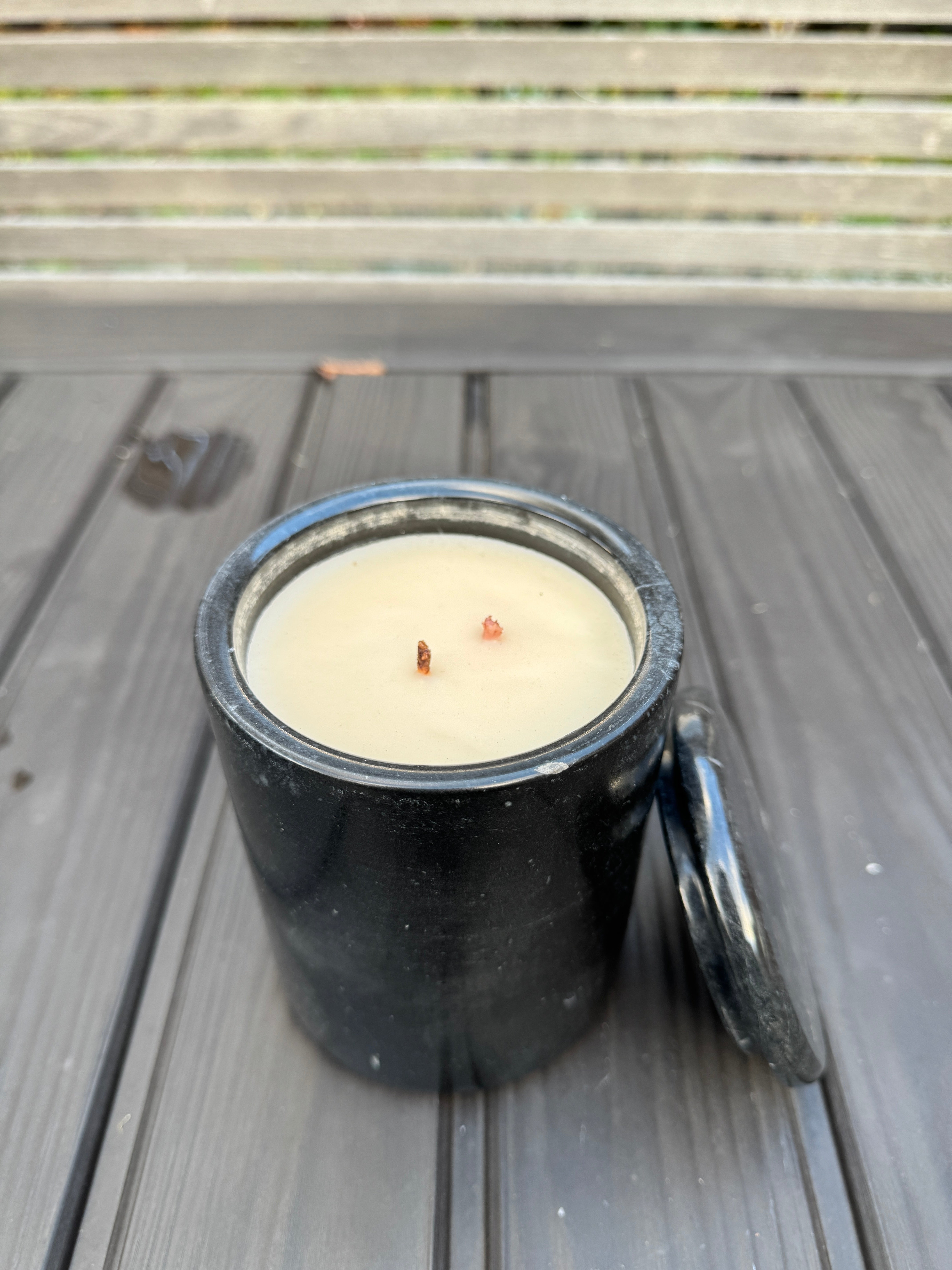 Wild Mulberry Marble Candle