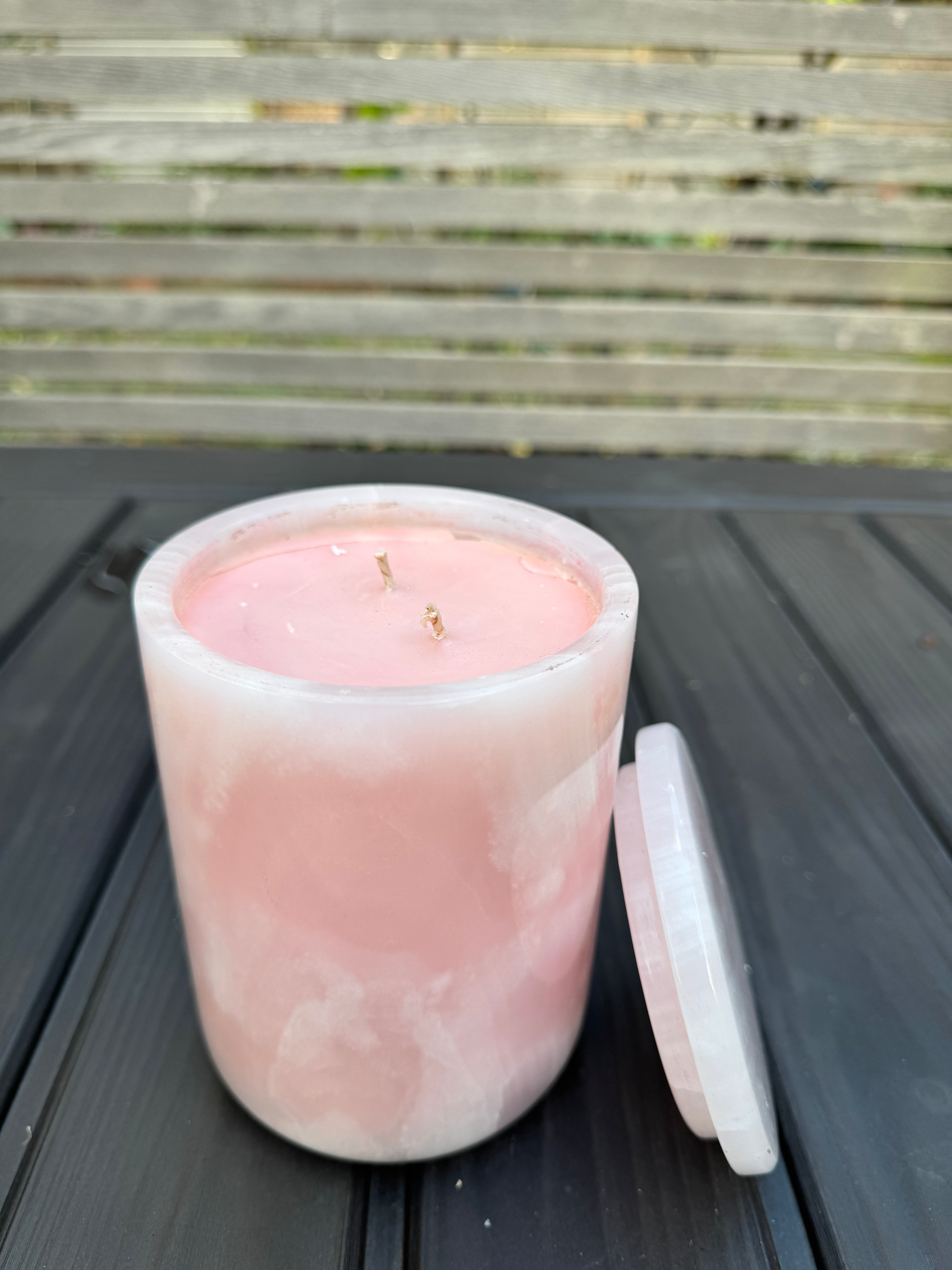 Rose Quartz Candle