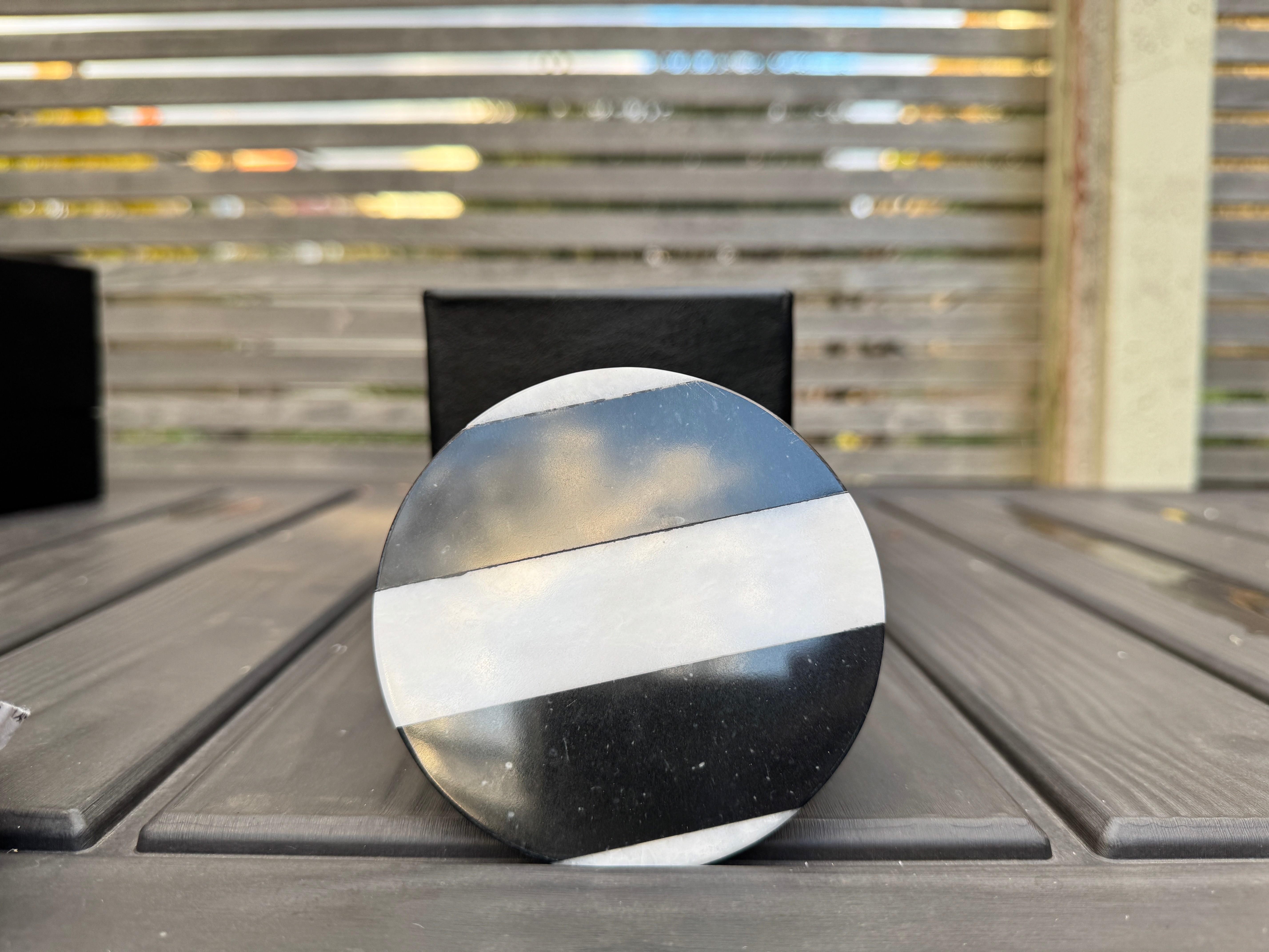 Striped Stone Coasters